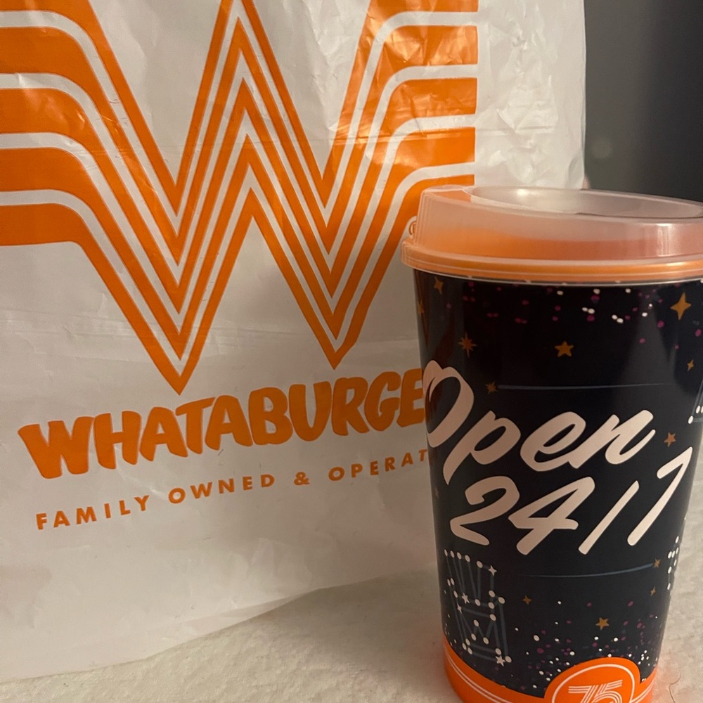 Whataburger Open 24/7 Cup 75th anniversary cup